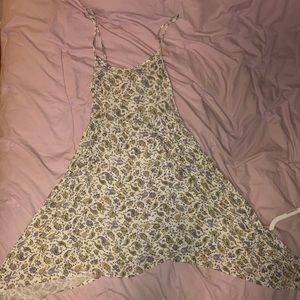 Sundress blue and yellow paisley